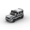ANGULAR Titan V8 Silver, maquette de 4x4 gris argent en briques Mabric™