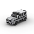 ANGULAR Titan V8 Silver, maquette de 4x4 gris argent en briques Mabric™
