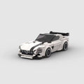 ANGULAR GT Snowfall, maquette de grand coupé blanc en briques Mabric™