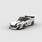 ANGULAR GT Snowfall, maquette de grand coupé blanc en briques Mabric™