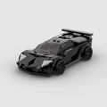 BRAMOSIA Furente, maquette de supercar italienne en briques Mabric™ aux arêtes aérodynamiques