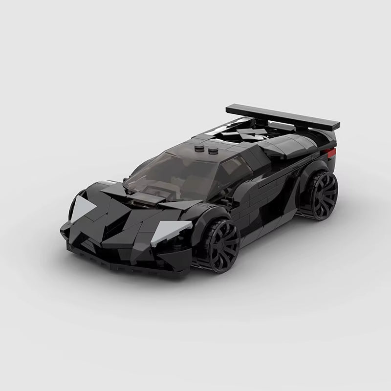 BRAMOSIA Furente, maquette de supercar italienne en briques Mabric™ aux arêtes aérodynamiques