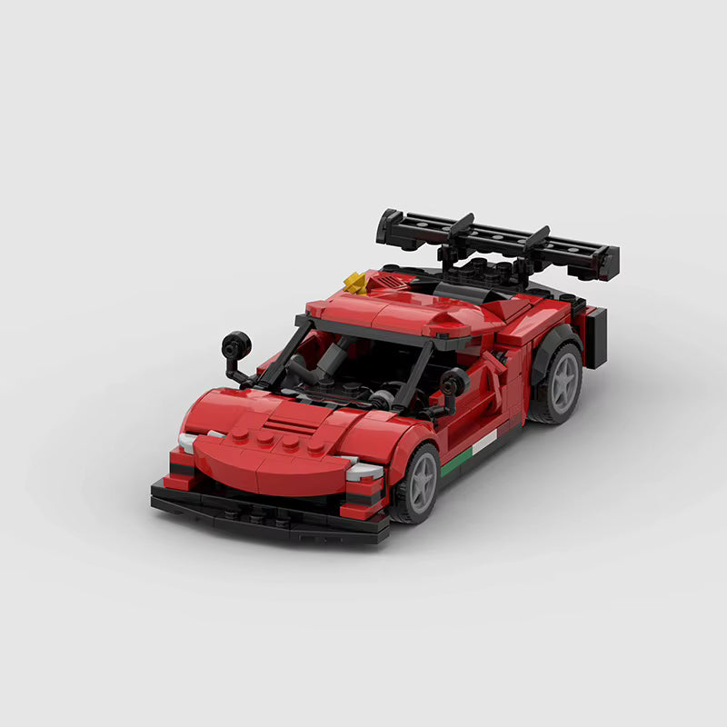 FULMINE Squadra, maquette de voiture de piste en briques Mabric™ avec bande tricolore