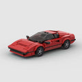 FULMINE Scatto, maquette de supercar rétro rouge en briques Mabric™
