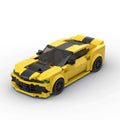 VANGUARD Wasp GT, maquette de muscle car moderne jaune et noir en briques Mabric™