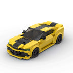 VANGUARD Wasp GT, maquette de muscle car moderne jaune et noir en briques Mabric™