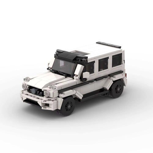ANGULAR Titan SnowFall, maquette de 4x4 de luxe blanc et noir en briques Mabric™