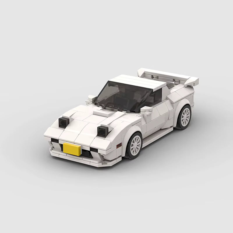KANTO Rising Sun, maquette de coupé japonais rétro blanc en briques Mabric™ à phares escamotables