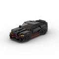 KORTEX Edge GT Black Night, maquette de coupé sportif noir intégral en briques Mabric™