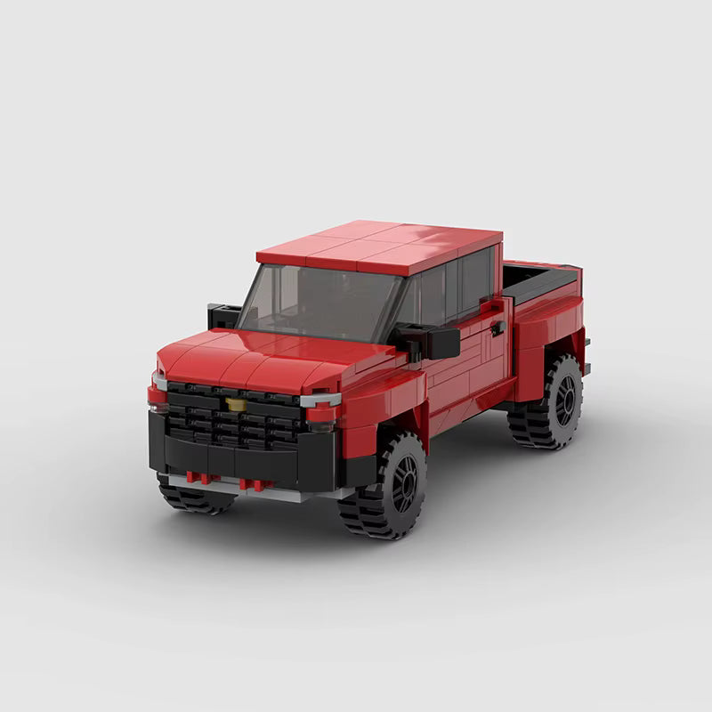 VANGUARD Master, maquette de pick-up américain rouge XXL en briques Mabric™