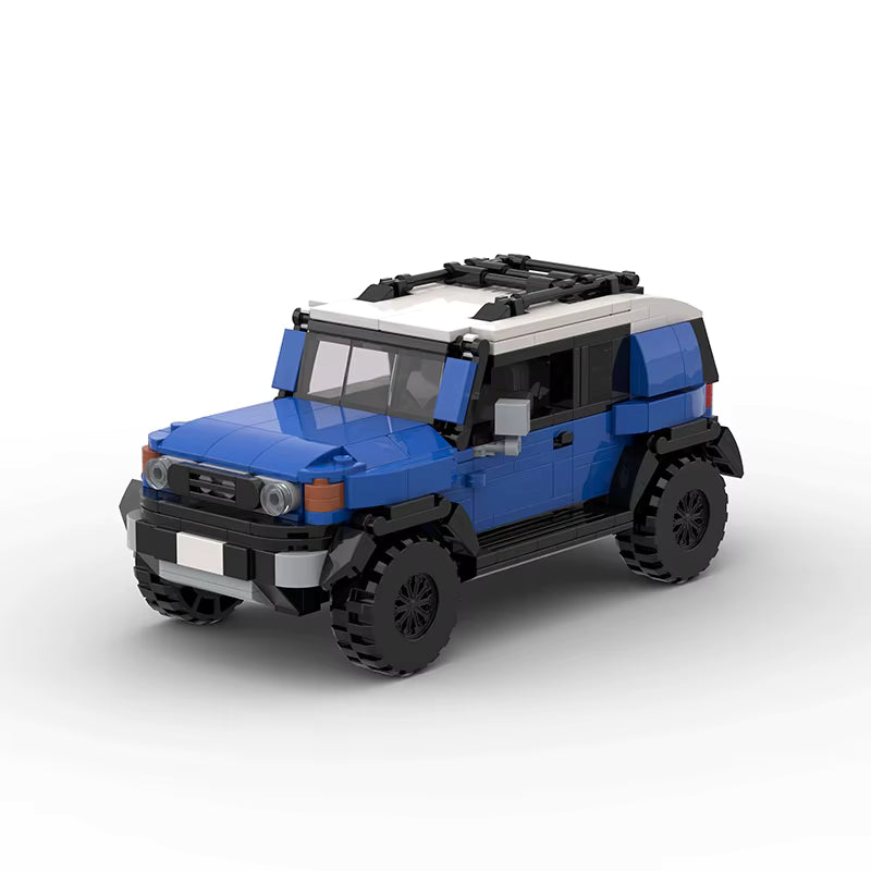 KANTO Boulder, maquette de tout-terrain japonais bleu à toit blanc en briques Mabric™