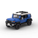 KANTO Boulder, maquette de tout-terrain japonais bleu à toit blanc en briques Mabric™
