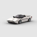 KORTEX Bavaria, maquette de coupé à moteur central blanc crème en briques Mabric™