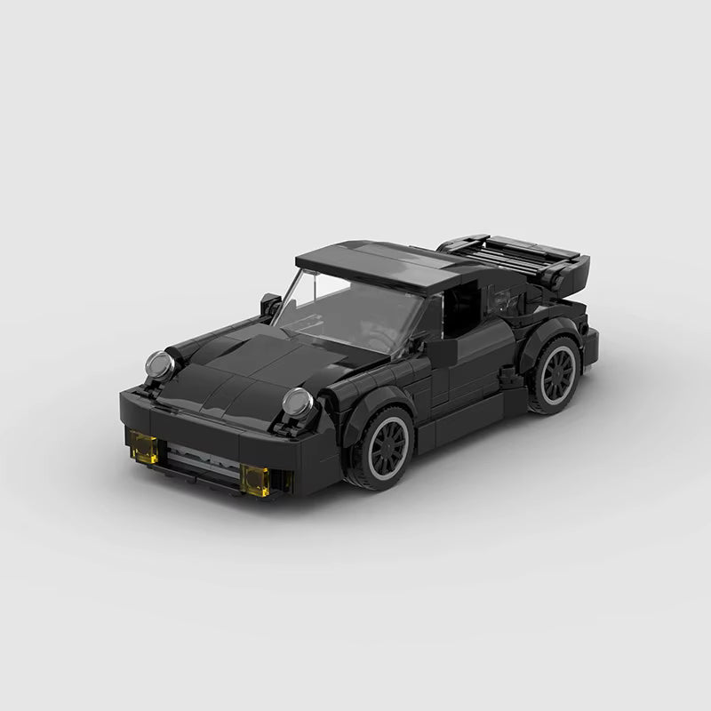 ZENITH Icon, maquette de coupé sportif classique en briques Mabric™ aux antibrouillards jaunes