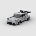 ZENITH Icon 2GEN, maquette de coupé sportif rétro en briques Mabric™ avec bandeau arrière ambré