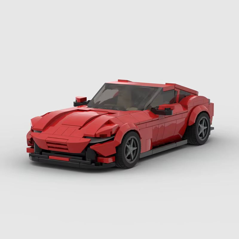 FULMINE Capitale, maquette de coupé GT italien rouge en briques Mabric™