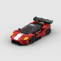 FULMINE Nazionale GP, maquette de voiture d'endurance en briques Mabric™ avec aileron col-de-cygne