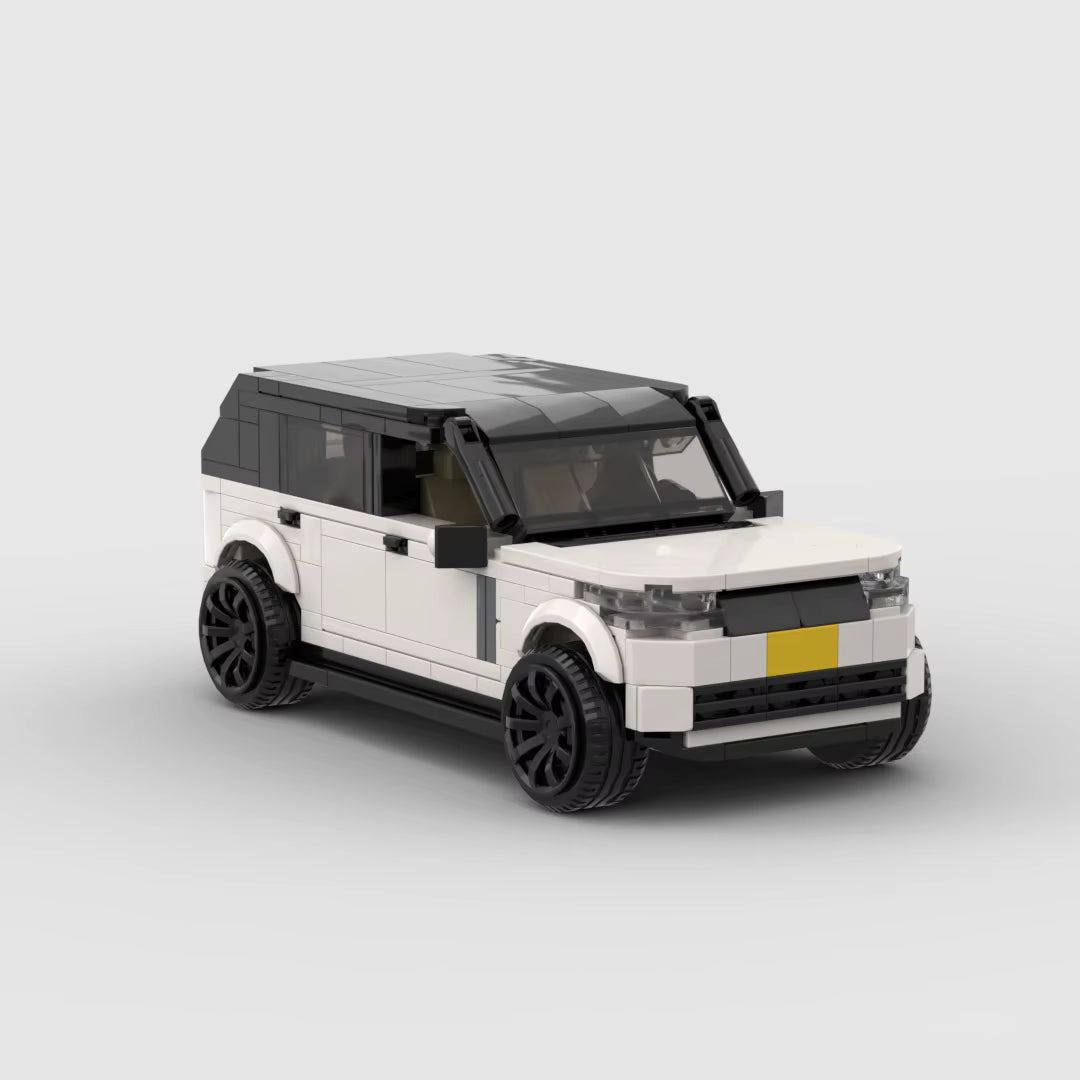 HIGHLAND Belgravia, maquette de SUV de luxe en briques Mabric™ avec toit flottant noir
