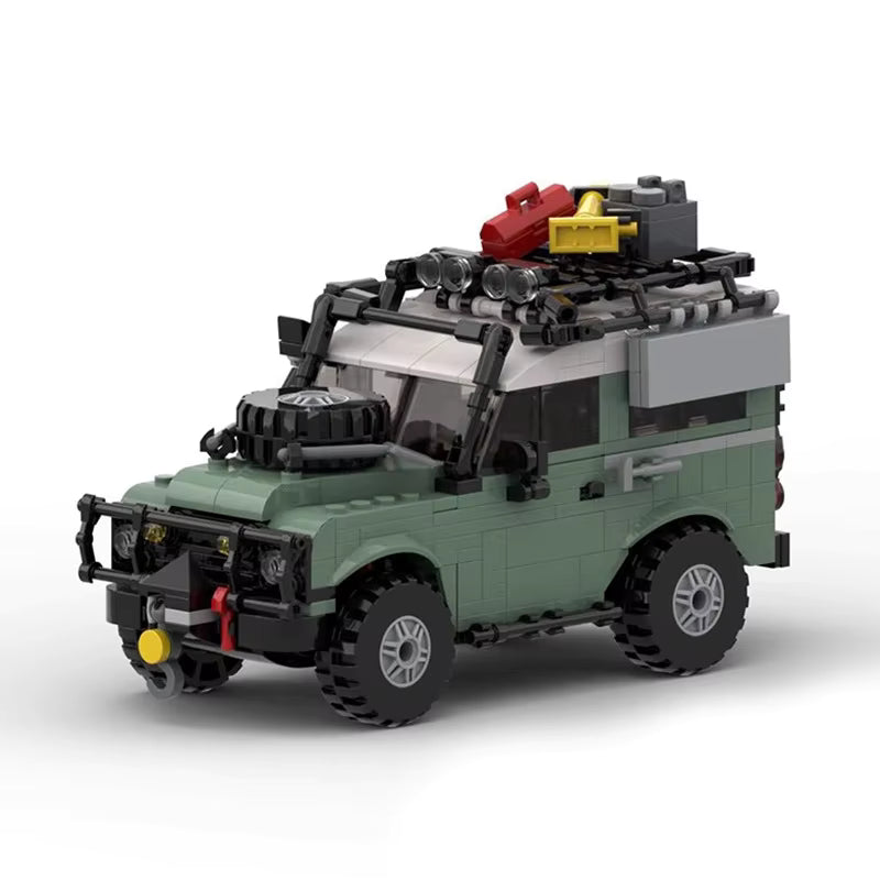 HIGHLAND Meridian, maquette de 4x4 d'expédition vert sauge en briques Mabric™