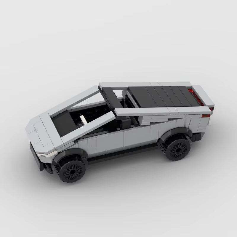 PHOTON Prisme, maquette de pick-up électrique en briques Mabric™ avec benne à volet