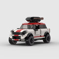 POCKET Getaway, maquette de citadine baroudeuse en briques Mabric™ avec pagaie sur le toit