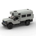 RUMBLE Basecamp, maquette de camping-car tout-terrain en briques Mabric™ avec cellule à capucine