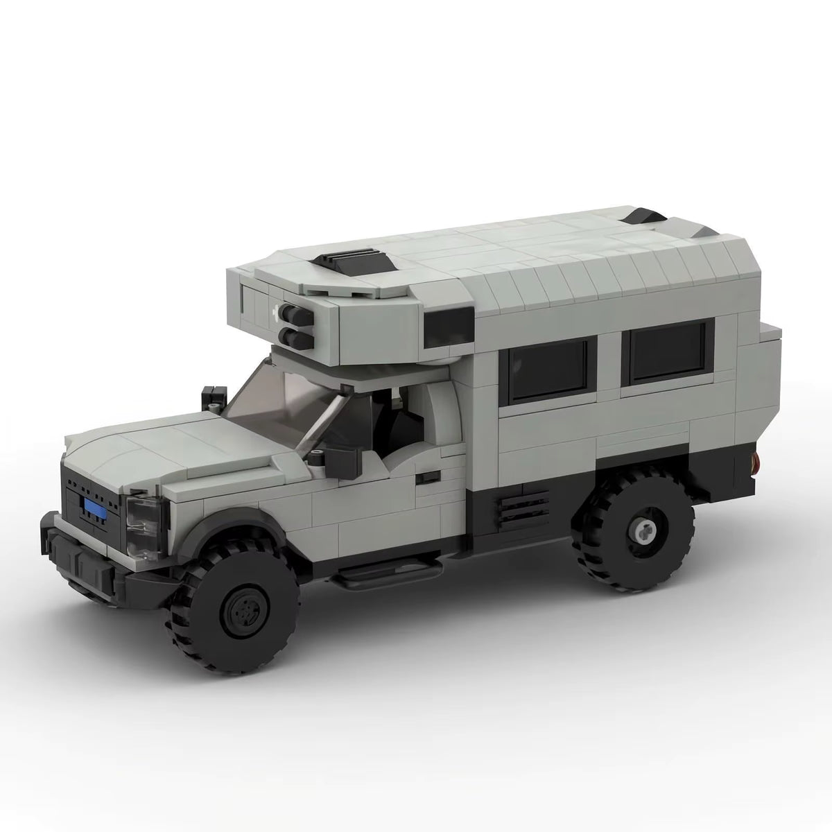 RUMBLE Basecamp, maquette de camping-car tout-terrain en briques Mabric™ avec cellule à capucine