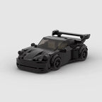 ZENITH Icon Nitro, maquette de coupé noir en briques Mabric™ avec aileron dressé